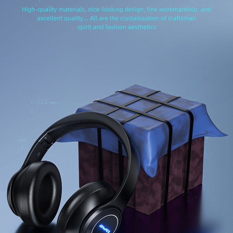 AWEI A200BL Wireless Stereo Bluetooth Headphones with FM & SD Card