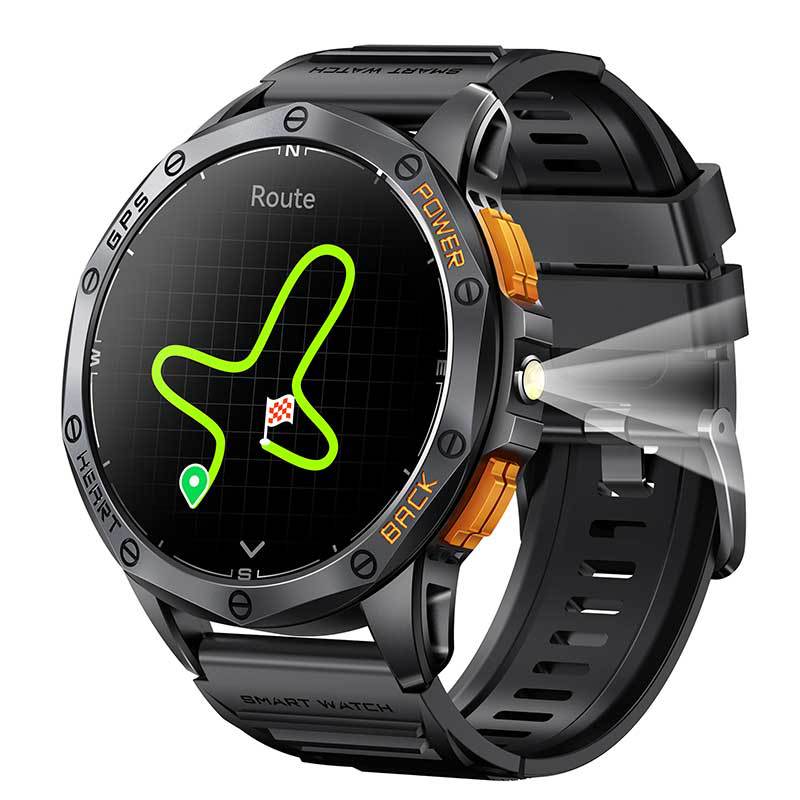 K67 Bluetooth Calling Compass AMOLED Smart Watch – Waterproof Fitness Tracker