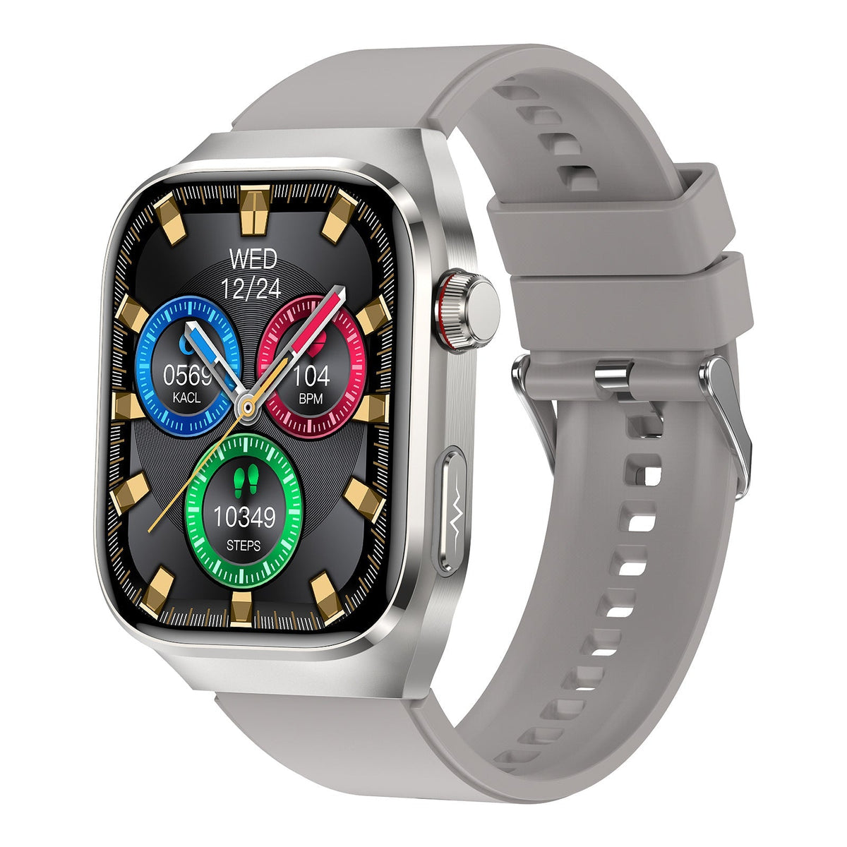 Fitness smartwatch with step counting and daily activity tracking